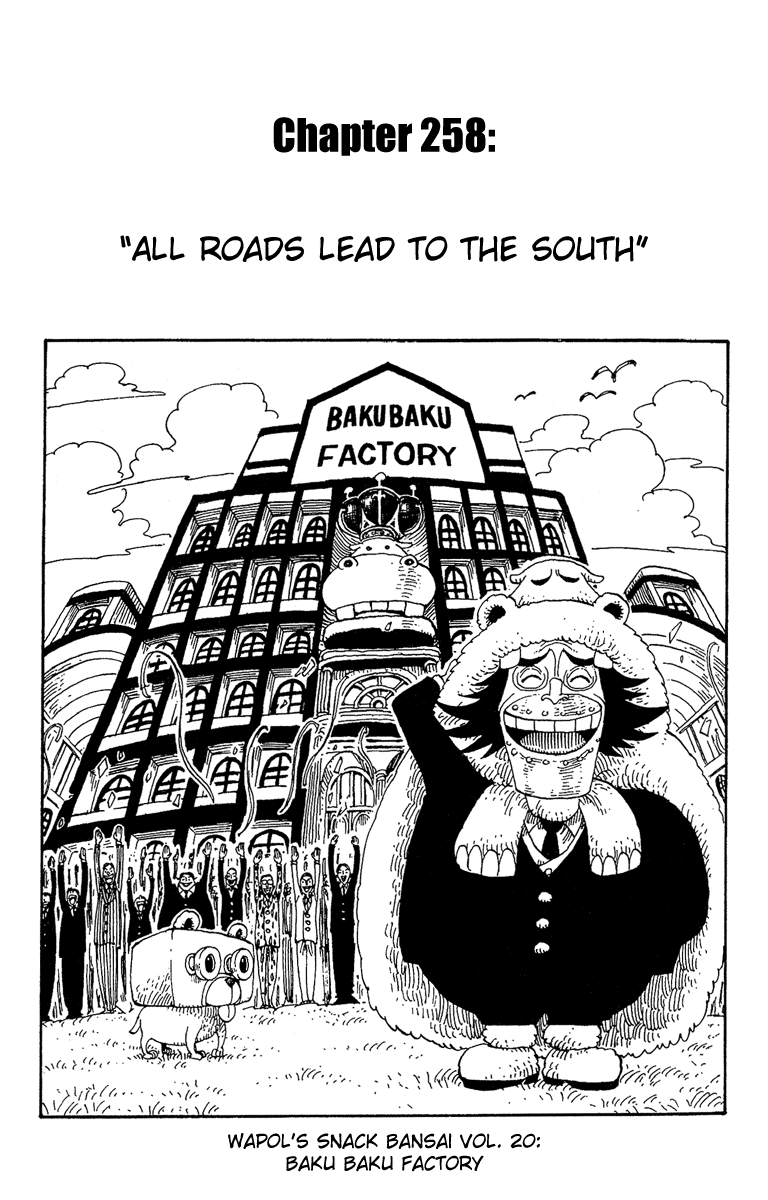 One Piece, Chapter 258 image 01